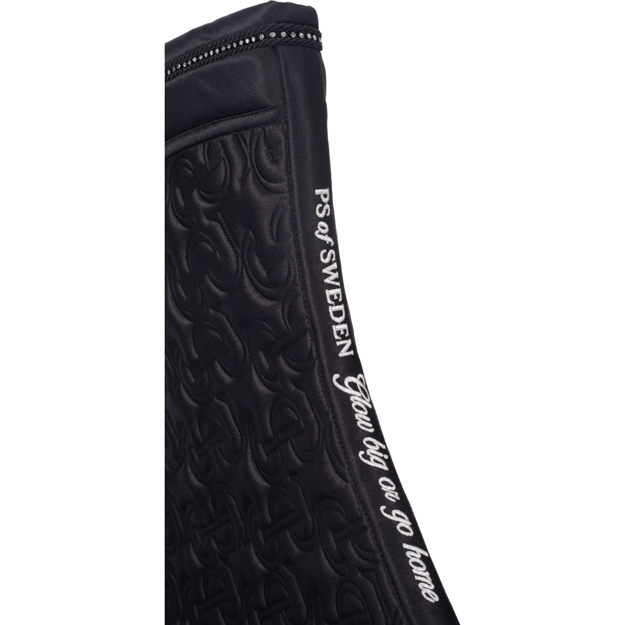 2025 PS Of Sweden Satin En Cristaux Robe D'équitation Tapis De Selle 1110-117-990 - Black